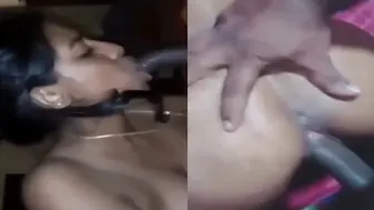 Desi girl blowjob doggy style sex