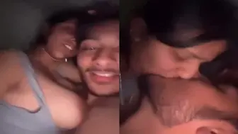 Desi young lover kissing romance